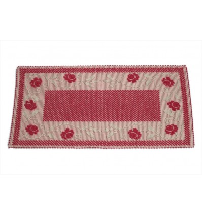 Tappeto sardo manuale 65X130 cm modello Rose in cotone 