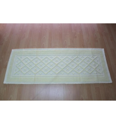 TAPPETO SARDO MANUALE 60X100 CM MODELLO AIX IN COTONE.